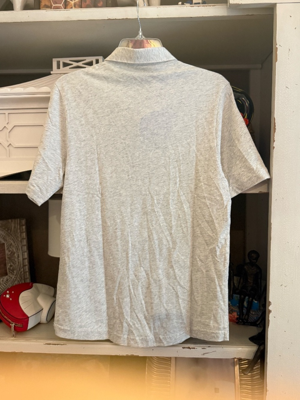 Criquet Heather Grey Polo Shirt SZ S NWT Small - Picture 4 of 6